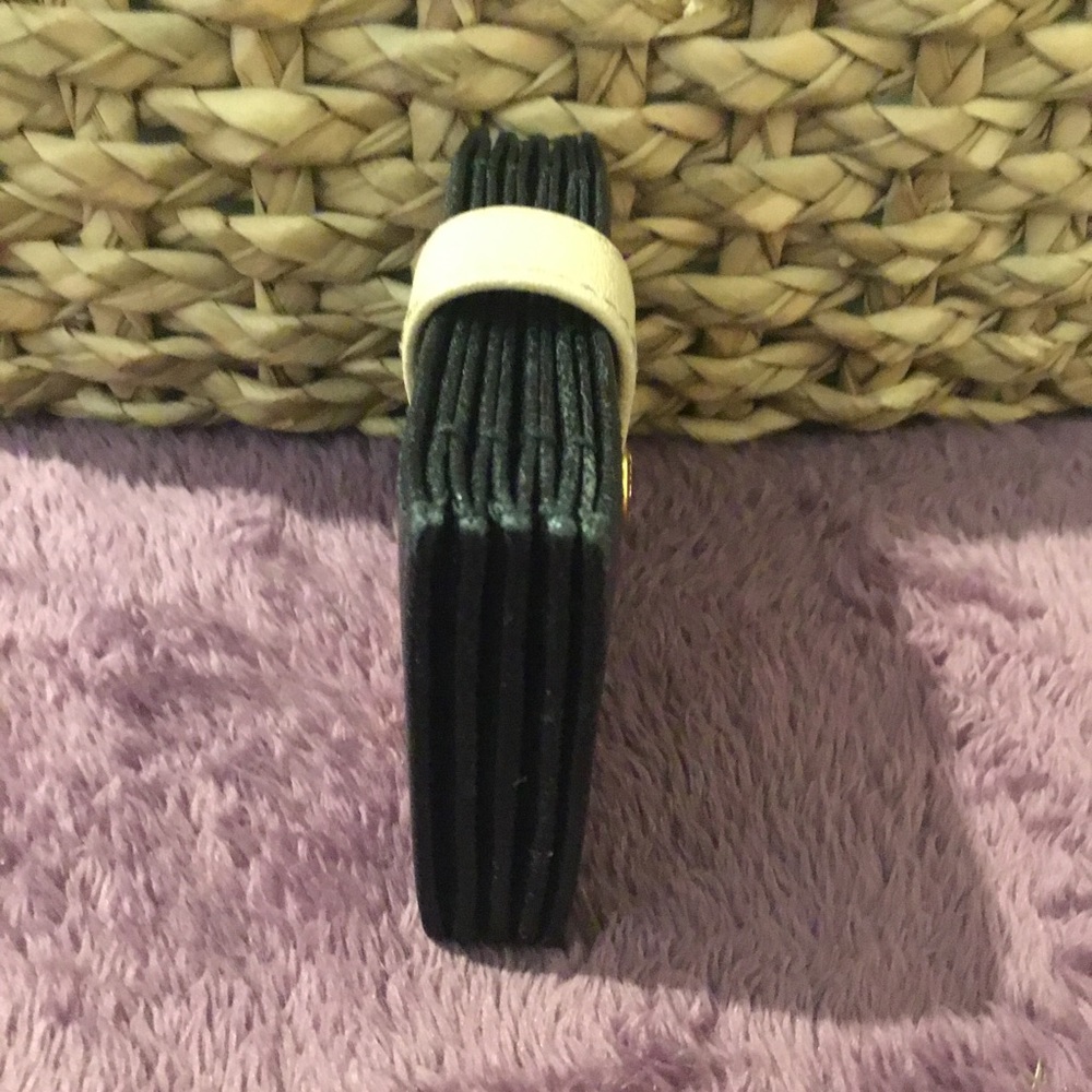 Vintage Authentic Miu Miu Black Accordion Card Ho… - image 6